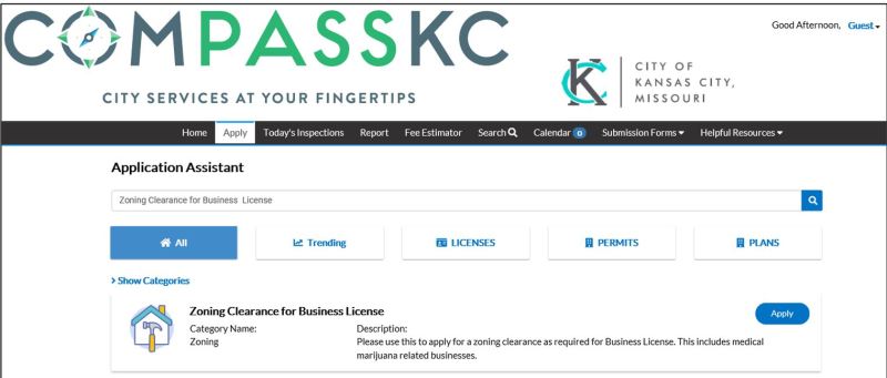 Business License Kansas City Mo