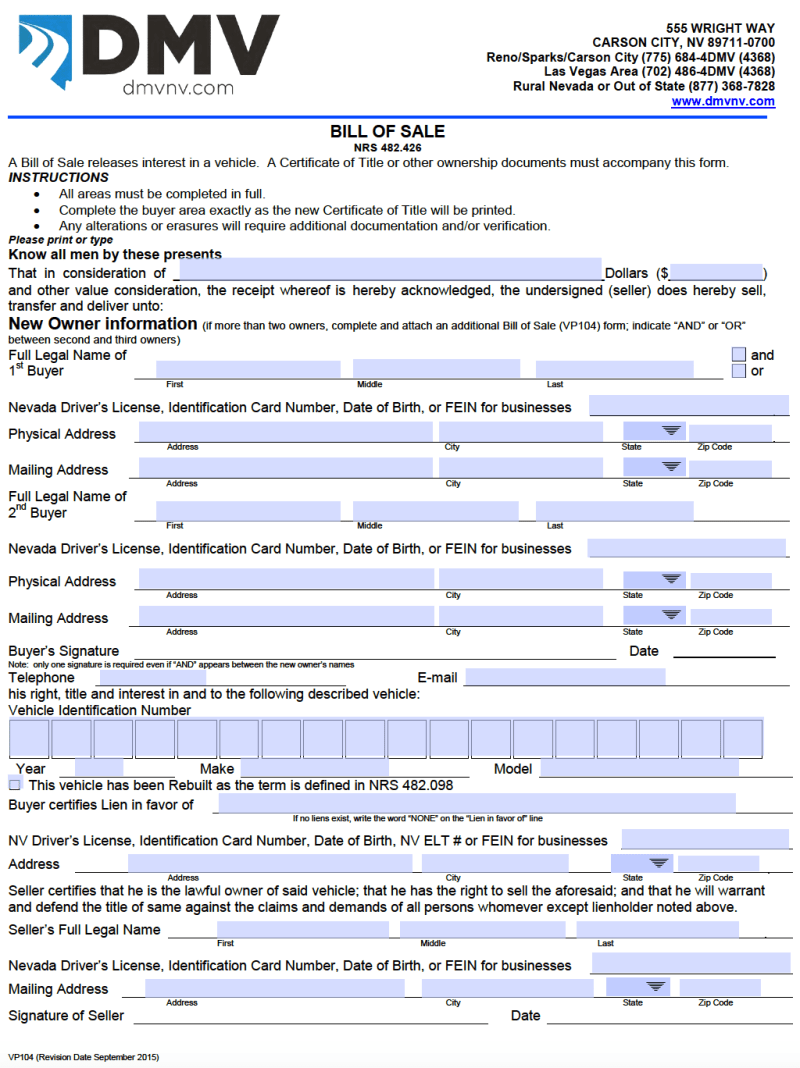 Nevada Dmv Services Las Vegas Nv