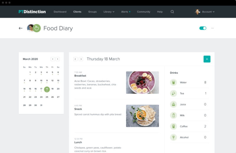 Personal Trainer Meal Planning Software