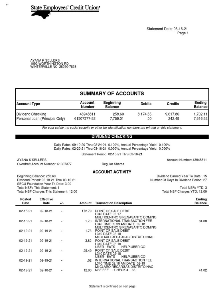 State Employees Credit Union Personal Loan Application